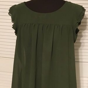 ModCloth sheer butterfly sleeve top